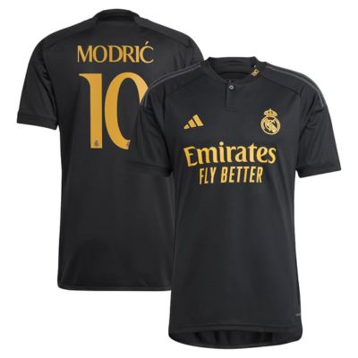 Modric Real Madrid Third Shirt 2023-24 Jersey Player - Black