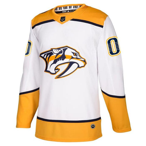Nashville Predators Unisex Away Custom Pro Jersey - White - Champions Jerseys