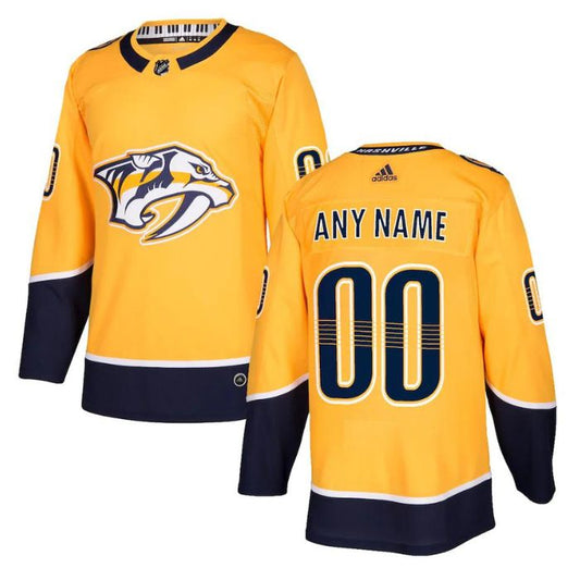 Nashville Predators Unisex Pro Custom Jersey - Gold - Champions Jerseys