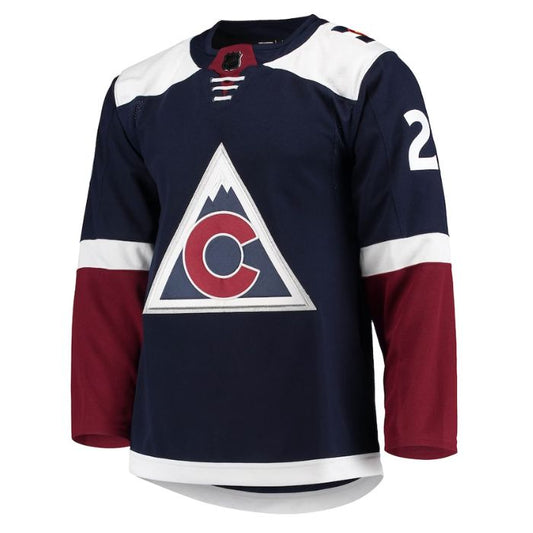 Nathan MacKinnon Colorado Avalanche Team Alternate Primegreen Unisex Pro Player Jersey - Navy - Champions Jerseys