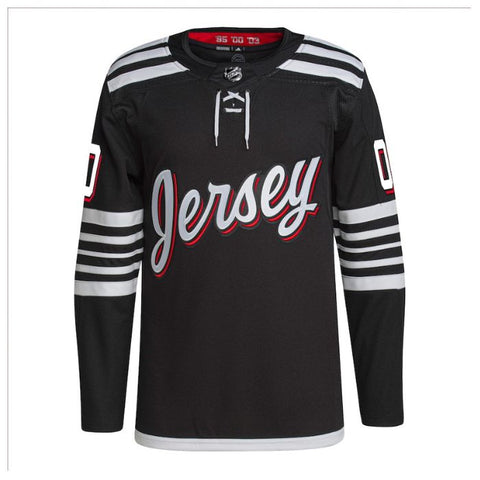 New Jersey Devils Unisex Alternate Primegreen Pro Custom Jersey - Black - Champions Jerseys
