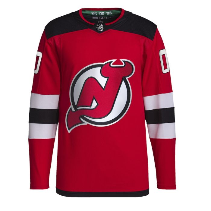New Jersey Devils Unisex Home Primegreen Pro Custom Jersey - Red - Champions Jerseys