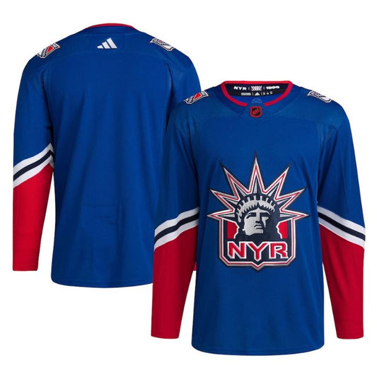 New York Rangers Unisex Reverse Retro 2.0 Pro Custom Jersey - Royal - Champions Jerseys