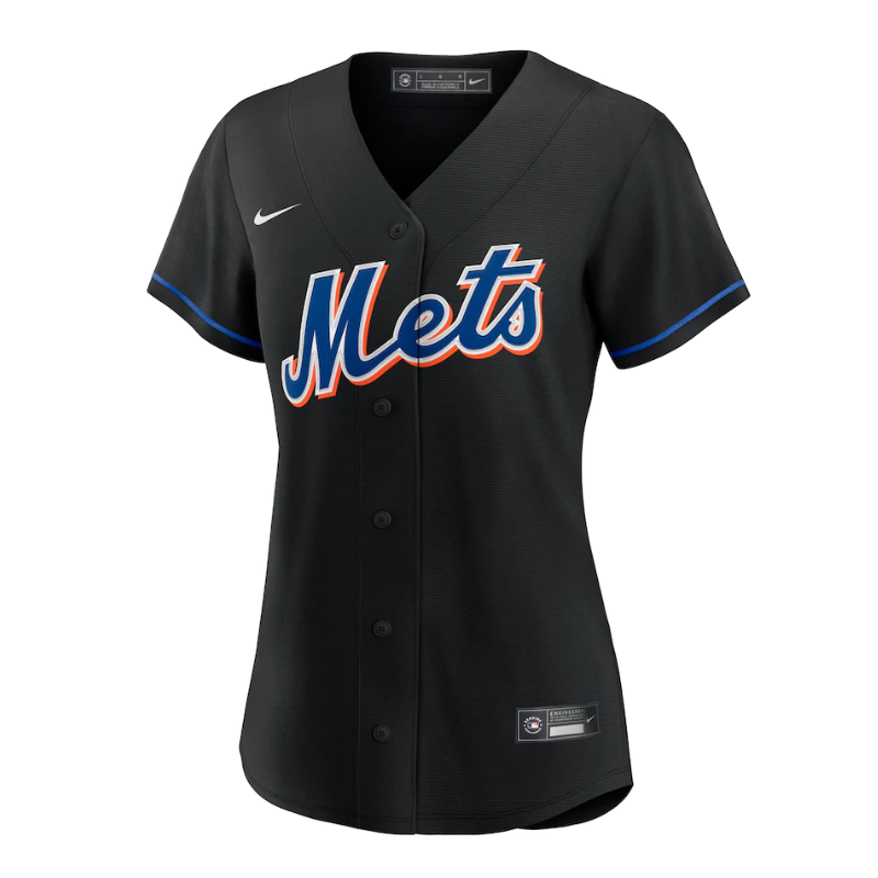 New York Mets 2022 Alternate Team Custom Jersey - Black - Champions Jerseys