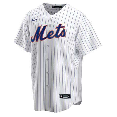 New York Mets Team Home Customized Jersey - White - Champions Jerseys