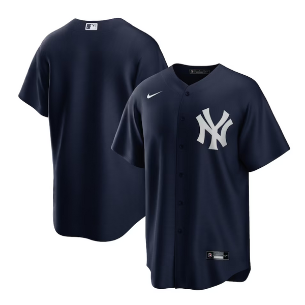 New York Yankees Alternate Team Customized Jersey - Navy - Champions Jerseys