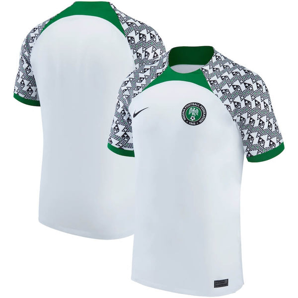 Nigeria National Team Away Shirt 2023 customized Jersey Unisex - White - Jersey Teams World