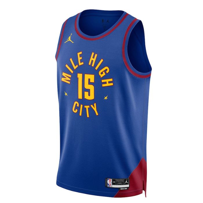 Nikola Jokic Denver Nuggets Unisex 2022/23 Statement Edition Swingman Pro Jersey - Blue - Champions Jerseys