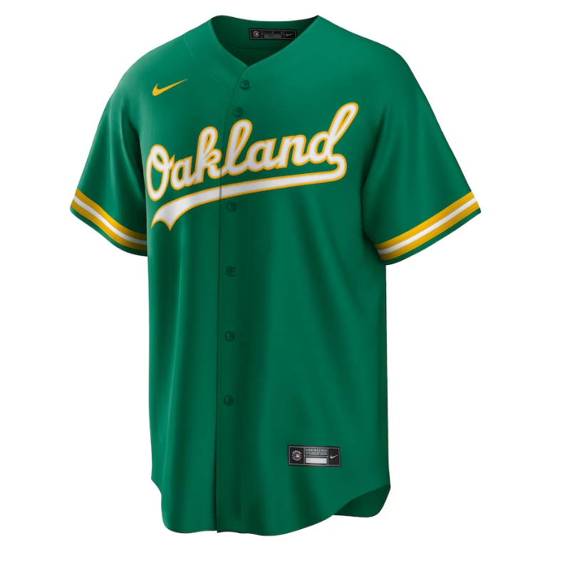 Oakland Athletics Alternate  Custom Jersey 2023-24- Green