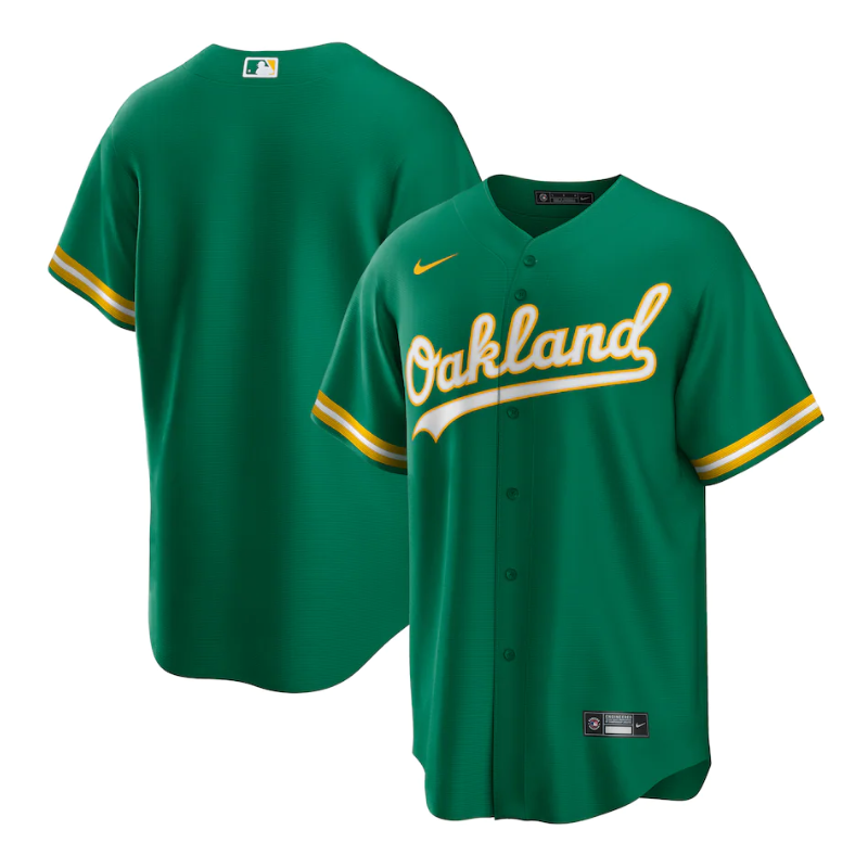 Oakland Athletics Alternate  Custom Jersey 2023-24- Green