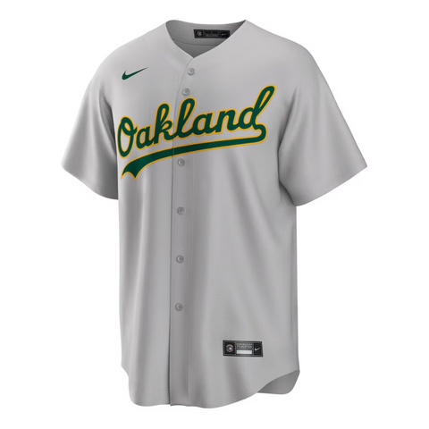 Oakland Athletics Road  Custom Jersey 2023-24- Gray