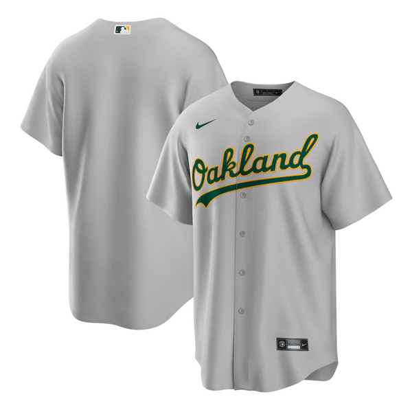 Oakland Athletics Road  Custom Jersey 2023-24- Gray