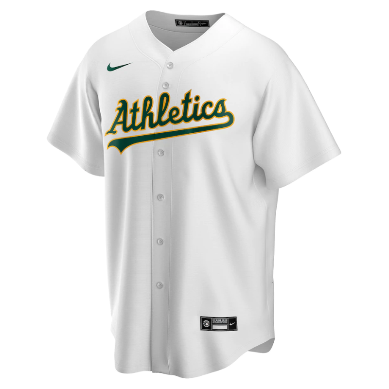 Oakland Athletics  Home Custom Jersey 2023-24- White