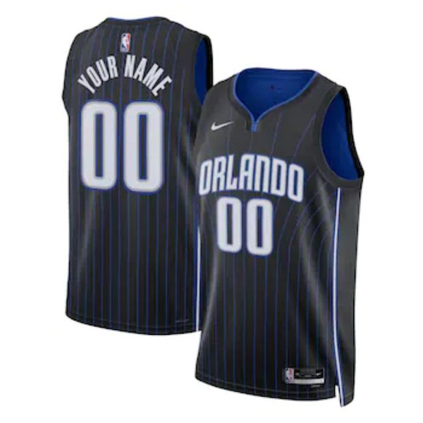 Orlando Magic Unisex 2022/23 Swingman Custom Jersey Black - Icon Edition - Champions Jerseys