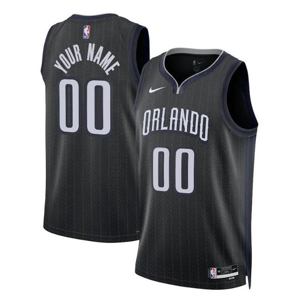 Orlando Magic Unisex 2022/23 Swingman Custom Pro Official Jersey - City Edition - Black - Champions Jerseys