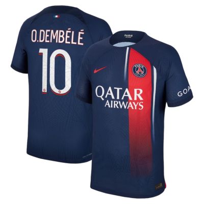 Ousmane Dembélé Paris Saint-Germain 2023/24 Home Player Jersey - Navy