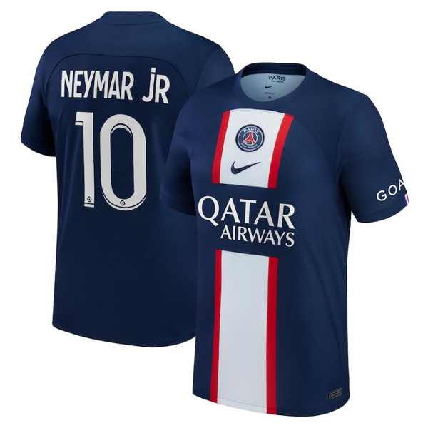 Paris Saint-Germain Home Stadium Shirt 2022-23 with Neymar Jr 10 printing - Jersey Teams World