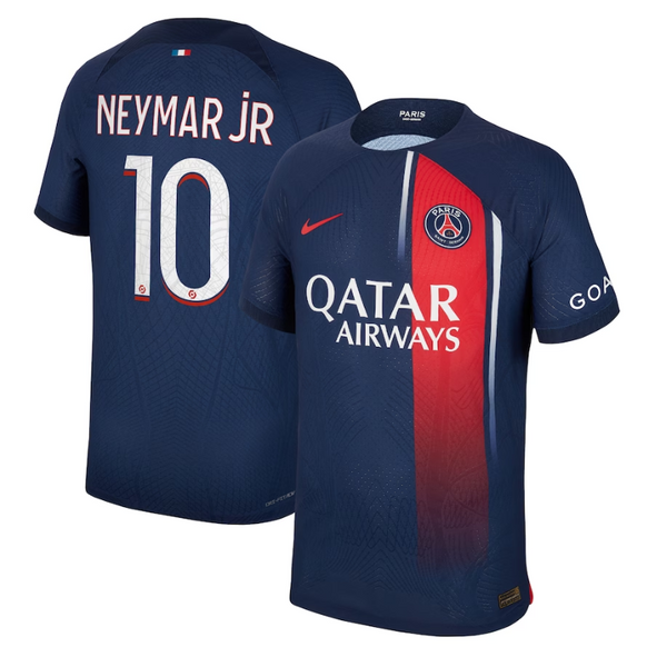 Paris Saint-Germain Team Home Shirt 2023-24 with Jersey Neymar Jr 10 printing - Blue - Jersey Teams World