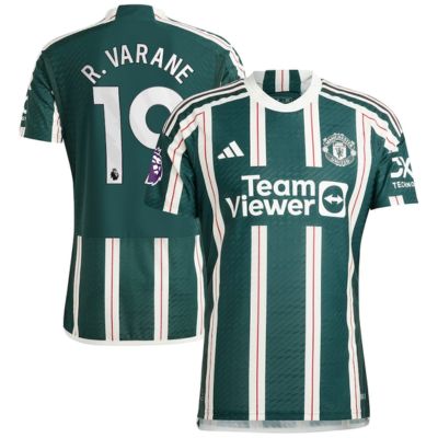 R.Varane Manchester United 2023/24 Away Jersey - Green