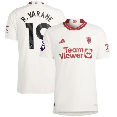 R.Varane Manchester United 2023/24 Away Jersey - White