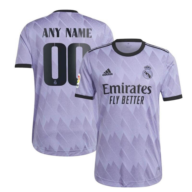 Real Madrid Shirt Unisex  2022/23 Away  Custom Jersey - Purple - Jersey Teams World