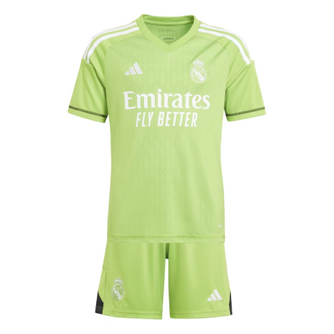 Real Madrid Home Goalkeeper kit 2023-24 Kids Custom Jersey - Green