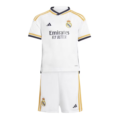Real Madrid Home Kit 2023-24 - Little Kids Custom Jersey - White