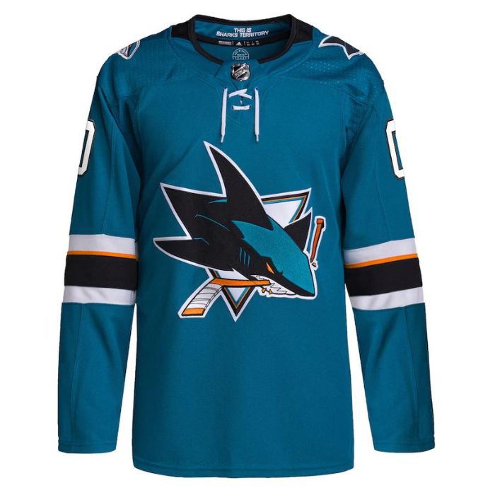 San Jose Sharks Unisex Home Primegreen Pro Custom Jersey - Teal - Champions Jerseys