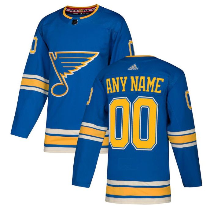 St. Louis Blues Unisex Alternate Pro Customized Jersey - Light Blue - Champions Jerseys