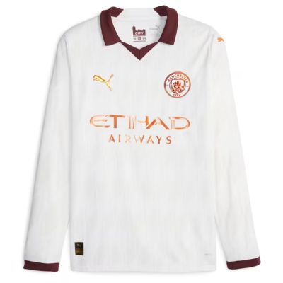 Stones Manchester City 2023-24 Jersey- Long Sleeve