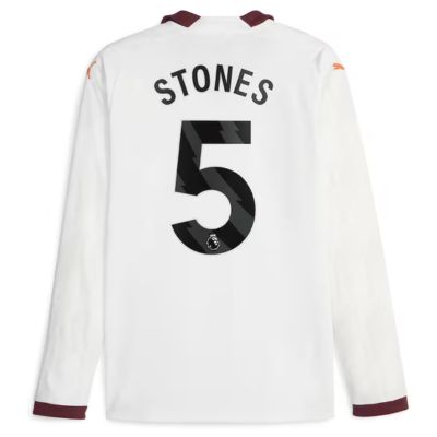 Stones Manchester City 2023-24 Jersey- Long Sleeve
