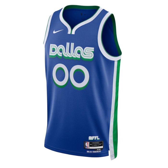 Dallas Mavericks Unisex 2022/23 Swingman Custom Pro Jersey - City Edition - Blue - Champions Jerseys