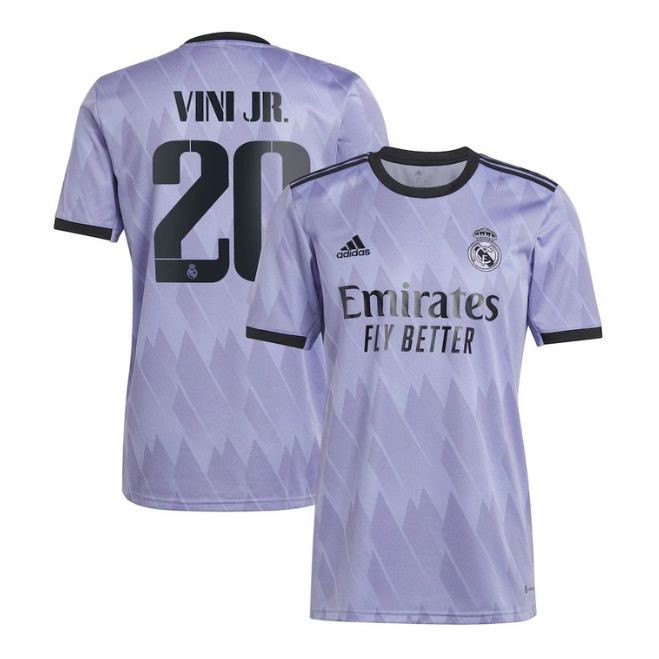 Vinicius Junior Real Madrid Unisex Shirt 2022/23 Away Player Jersey - Purple - Jersey Teams World