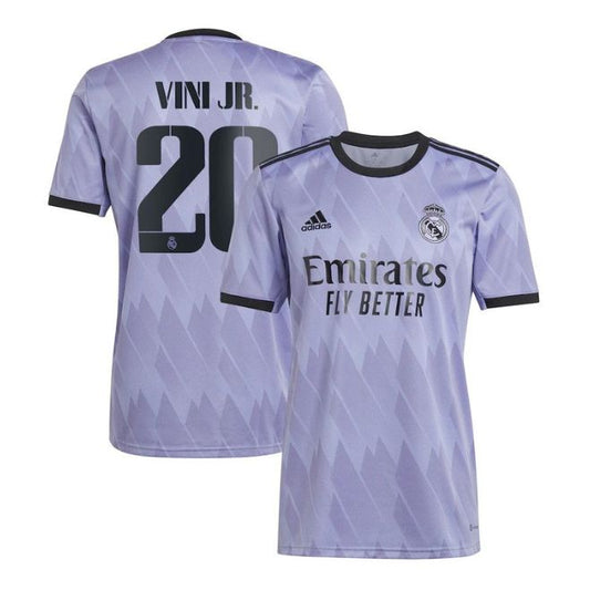 Vinicius Junior Real Madrid Unisex Shirt 2022/23 Away Player Jersey - Purple - Jersey Teams World