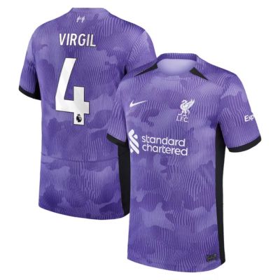 Virgil Liverpool Third Stadium Shirt 2023-24 Player Jersey