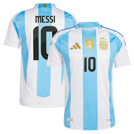 Lionel Messi Argentina National Team adidas 2024 Authentic Home Player Jersey - White
