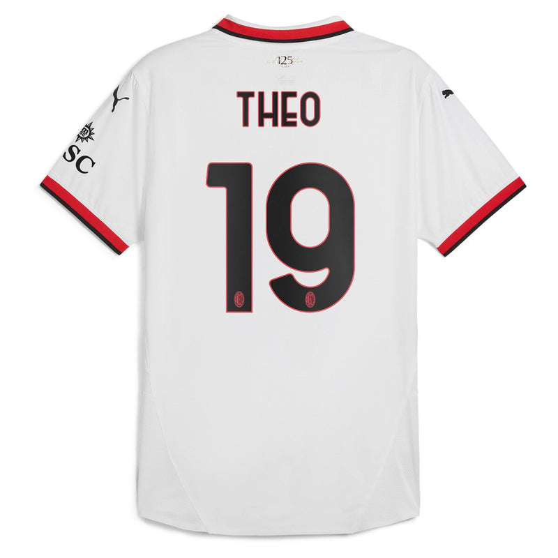 AC Milan PUMA Away Shirt 2024-25 with Theo 19 printing