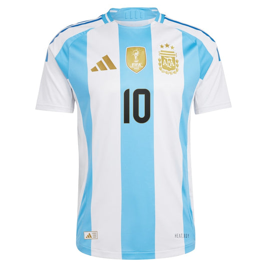 Lionel Messi Argentina National Team adidas 2024 Authentic Home Player Jersey - White