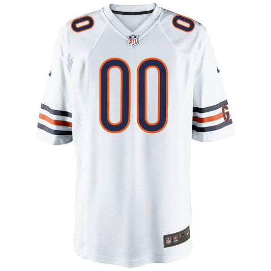 Chicago Bears Nike Game Away Jersey - White - Personalized - Men