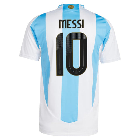 Lionel Messi Argentina National Team adidas 2024 Authentic Home Player Jersey - White