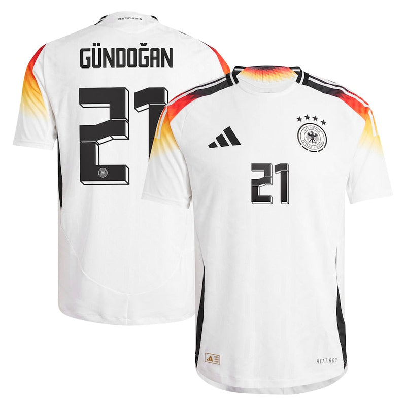 DFB adidas Home Shirt 2024 with Gündoğan 21 printing