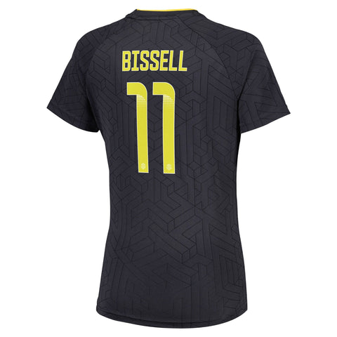 Everton WSL Castore Away Pro Shirt 2024-25 - Womens with Bissell 11 printing