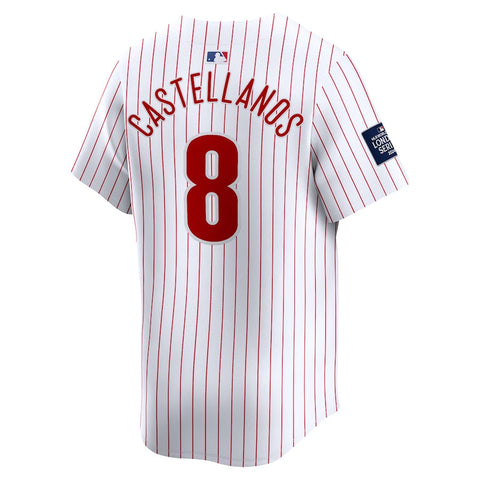 Nick Castellanos Philadelphia Phillies Nike 2024 MLB World Tour London Series Home Limited Player Jersey - White