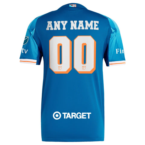 Minnesota United FC adidas 2025 Third Custom Jersey - Blue