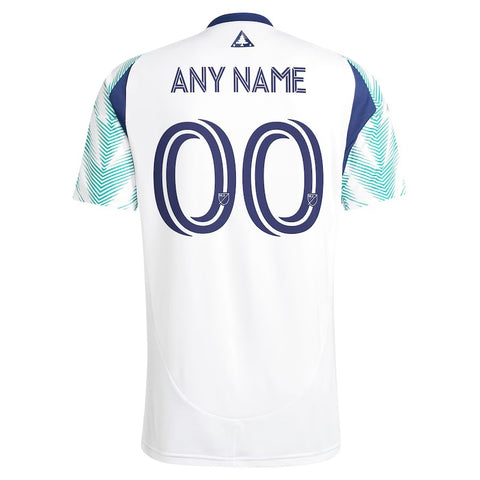New England Revolution adidas 2025 Eastern White Pine x Flag of New England Custom Jersey - White