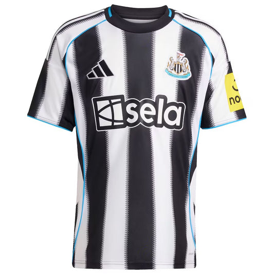 Newcastle United adidas 2025/26 Home Jersey - Black