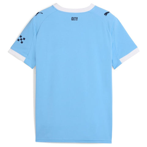 Manchester City Puma Youth 2025/26 Home Jersey - Sky Blue