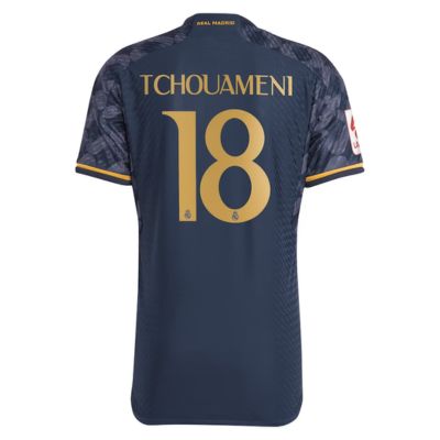 Aurélien Tchouaméni Real Madrid 2023/24 Away Player Jersey - Navy