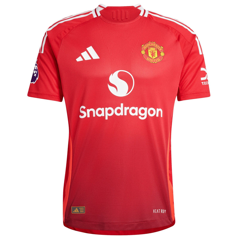 Manchester United adidas Home Authentic Shirt 2024-25 with Rashford 10 printing