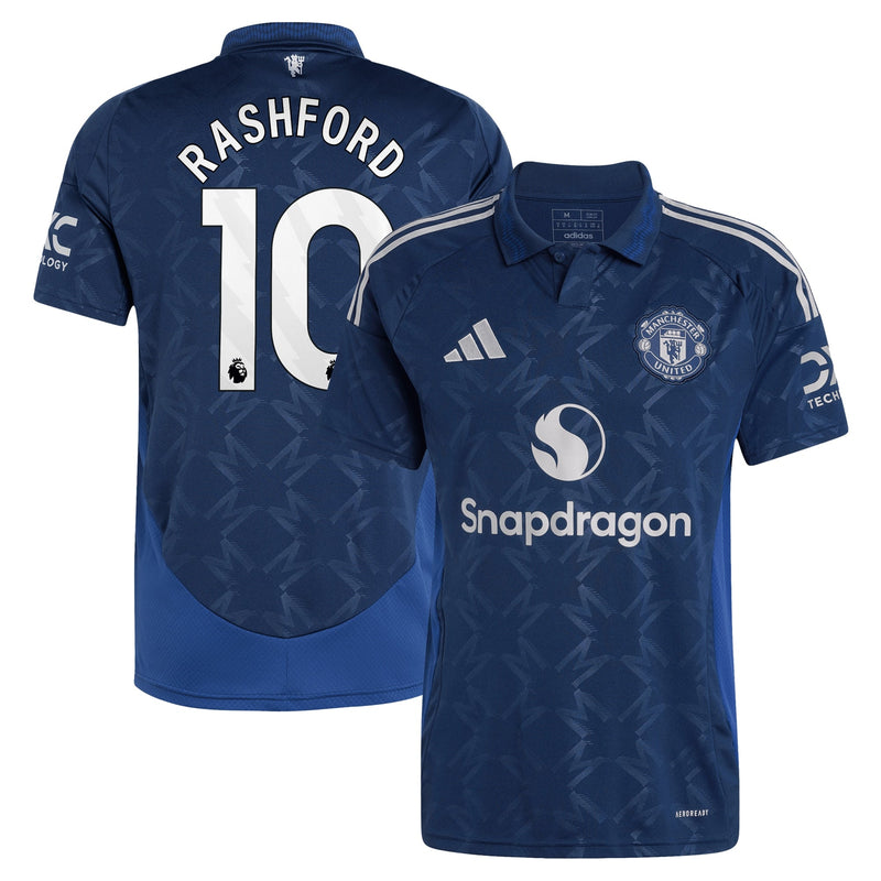 Manchester United EPL adidas Away Shirt 2024-25 with Rashford 10 printing